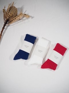 LENO  Cotton Rib Socks(Small) 