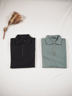 LENO HALF ZIP PULLOVER T-SHIRT 