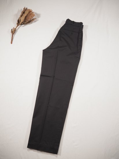 LENO WIDE CHINO TROUSERS H2102-PT005 2