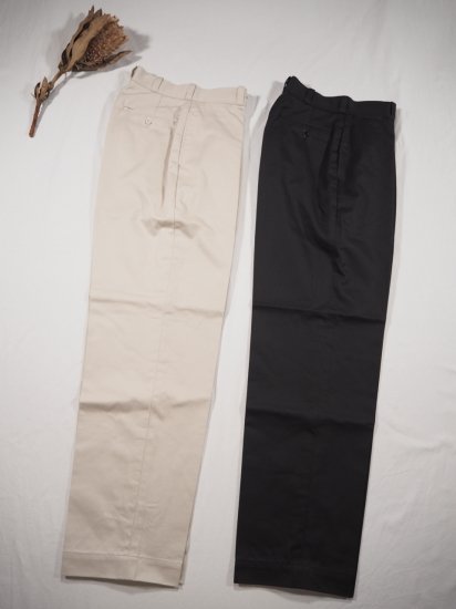 LENO WIDE CHINO TROUSERS H2102-PT005 4