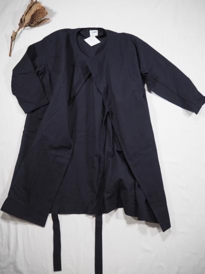 YARMO WIDE WRAP COAT [DK NAVY] C024 0