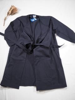 YARMO WIDE WRAP COAT [DK NAVY] 