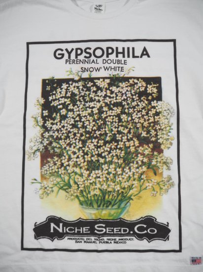 Niche.  FLOWER SEEDS Tシャツ [GYPSOPHILA] GYPSOPHILA 0
