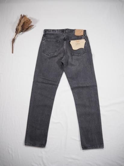 orSlow 107 IVY FIT BLACK DENIM STONE WASH orSlow 107 IVY FIT BLACK DENIM STONE WASH