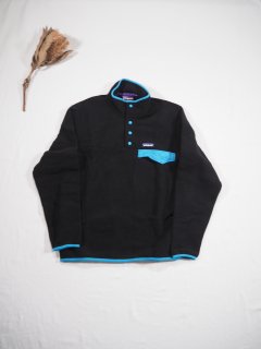 patagonia M' s Lightweight Synchila Snap-T Pullover [BLK] 