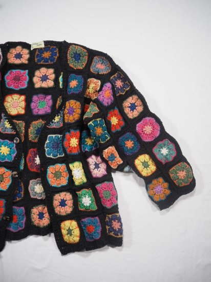 MacMahon Knitting Mills+Niche. CROCHET CARDIGAN [BIG COLOR] BIG COLOR 0