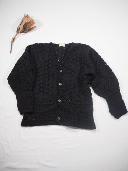 MacMahon Knitting Mills +Niche. CROCHET CARDIGAN [SOLID] CROCHET 0