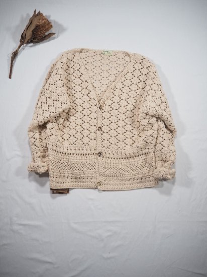 MacMahon Knitting Mills +Niche. CROCHET CARDIGAN [SOLID] CROCHET 5