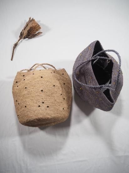 全品送料無料】 【まろん様専用】NORO PLUMETIS MADRAGUE L かごバッグ