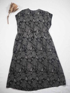 orSlow OLD JAPANESE FLOWER PRINT ONE PIECE DRESS 