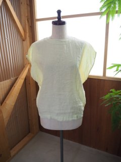 <img class='new_mark_img1' src='https://img.shop-pro.jp/img/new/icons16.gif' style='border:none;display:inline;margin:0px;padding:0px;width:auto;' />Honnete  SLEEVELESS T SHIRTS [PALE YELLOW] 