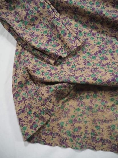 ARMEN SMALL FLOWER PRINT BOAT NECK SMOCK INAM1861FD 2