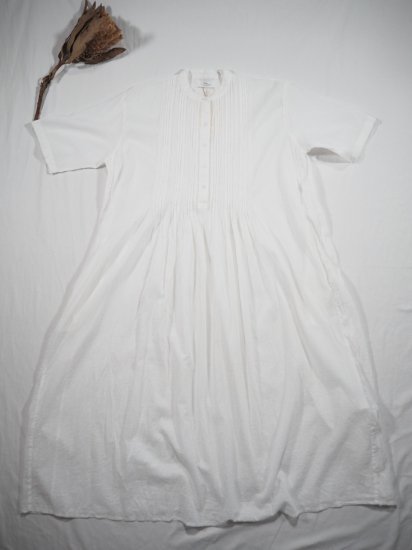 SOIL LACE&PINTUCK BANDED COLLAR S/S PINTUCK DRESS NSL22033 0
