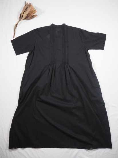 SOIL LACE&PINTUCK BANDED COLLAR S/S PINTUCK DRESS NSL22033 2