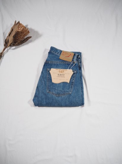 orSlow 107 IVY FIT SELVEDGE DENIM 2YEAR WASH 01-0107 0