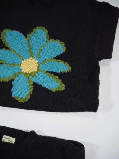 MacMahon Knitting Mills 롼ͥååȥ˥å[BLACK FLOWER] IJK-06 0