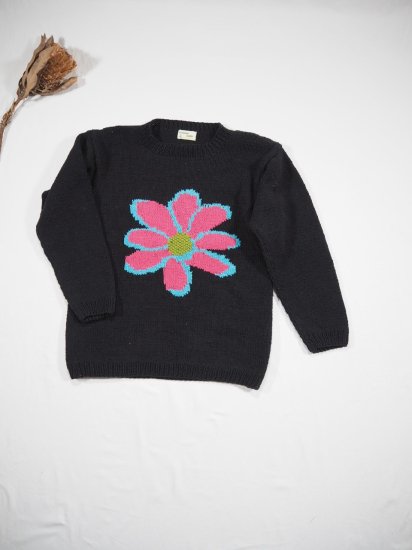 MacMahon Knitting Mills 롼ͥååȥ˥å[BLACK FLOWER] IJK-06 1
