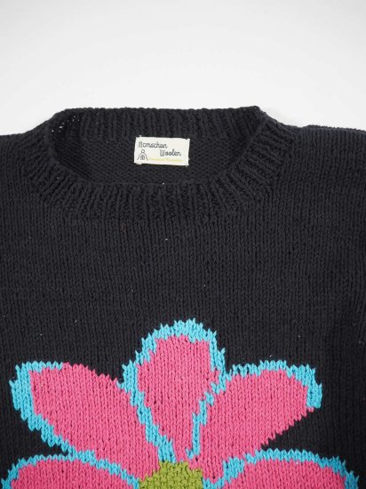 MacMahon Knitting Mills 롼ͥååȥ˥å[BLACK FLOWER] IJK-06 2
