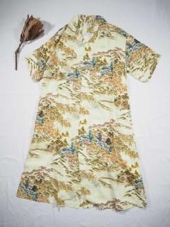 orSlow LONG HAWAIIAN SHIRTS DRESS 