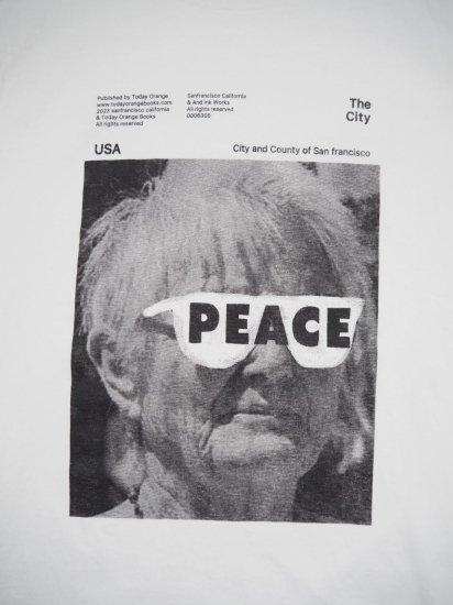  AND INK  S/S BASIC PHOTO TEE [PEACE] PEACE 0