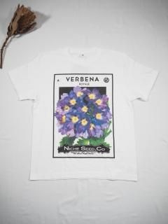 Niche.  FLOWER SEEDS Tシャツ [VERBENA] 