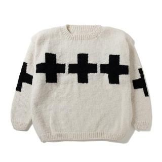 MacMahon Knitting Mills 롼ͥå˥å[CROSS-WHT] 