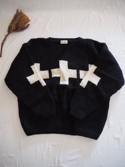  MacMahon Knitting Mills 롼ͥå˥å[CROSS-BLK] IJK-04 1