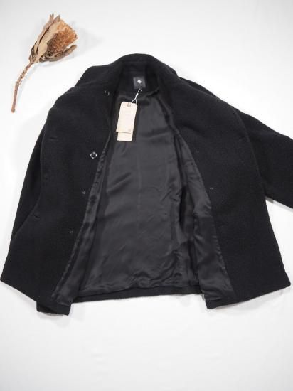 maison de soil  RECYCLE BOA WOOL DOUBLE OVER COAT JNMDS2451 2