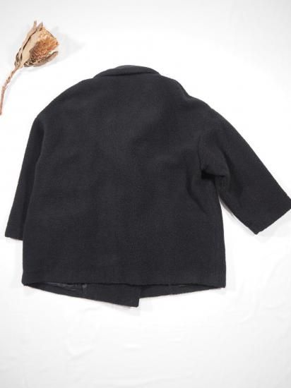 maison de soil  RECYCLE BOA WOOL DOUBLE OVER COAT JNMDS2451 3
