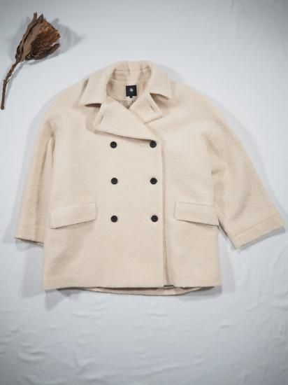 maison de soil  RECYCLE BOA WOOL DOUBLE OVER COAT JNMDS2451 4