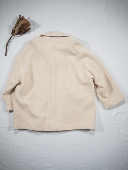 maison de soil  RECYCLE BOA WOOL DOUBLE OVER COAT JNMDS2451 7