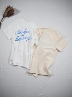 RIVER フロッキープリントTシャツ 