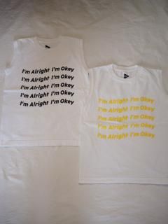 <img class='new_mark_img1' src='https://img.shop-pro.jp/img/new/icons12.gif' style='border:none;display:inline;margin:0px;padding:0px;width:auto;' />FUNG  N/S BASIC TEE [I'M Alright] 
