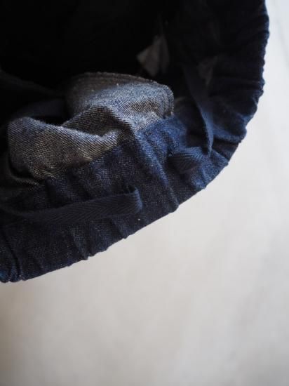 maison de soil  9.5oz ONE WASH DENIM 2TUCK TAPERED EASY PANTS GNMDS2501OWD 4