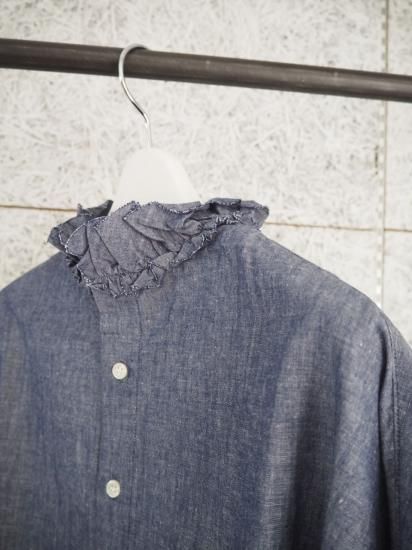 YARMO RUFFLE SHIRTS DUNGAREE RUFFLE 1