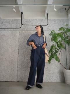 YARMO RUFFLE SHIRTS DUNGAREE 