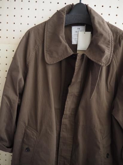  HTS MEDIUM WEIGHT PEACH SKIN COTTON BALMACAAN SHORT COAT NHT2352HB 2