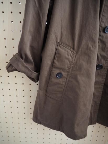  HTS MEDIUM WEIGHT PEACH SKIN COTTON BALMACAAN SHORT COAT NHT2352HB 3