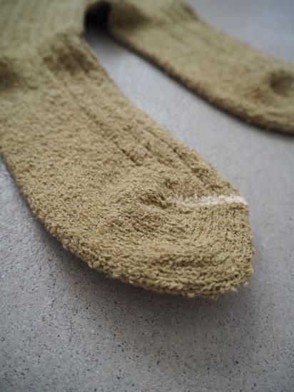  Rototo RECYCLED COTTON BOUCLE CREW SOCKS R1613 1