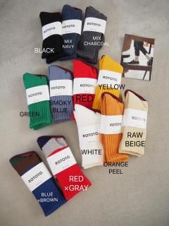 <img class='new_mark_img1' src='https://img.shop-pro.jp/img/new/icons55.gif' style='border:none;display:inline;margin:0px;padding:0px;width:auto;' />Rototo LOOSE PILE CREW SOCKS 