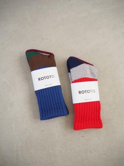  Rototo MULTI LOOSE PILE SOCKS R1631 1