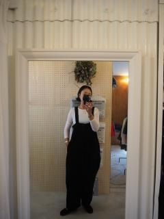 <img class='new_mark_img1' src='https://img.shop-pro.jp/img/new/icons12.gif' style='border:none;display:inline;margin:0px;padding:0px;width:auto;' />YARMO HIGH RISE BRACE TROUSERS 