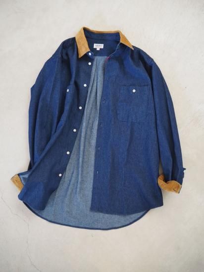  SERO DOUBLE POCKET SHIRT [DENIM&CORDUROY] DENIM&CORDUROY 1