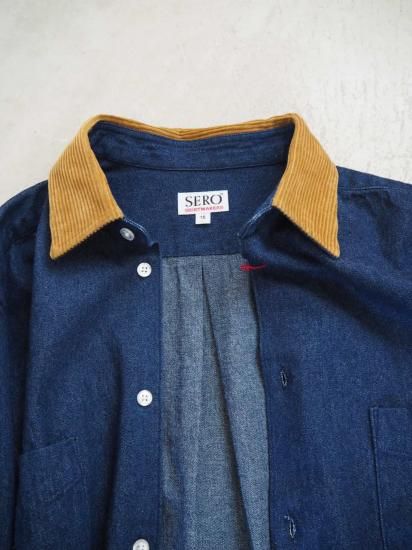  SERO DOUBLE POCKET SHIRT [DENIM&CORDUROY] DENIM&CORDUROY 2