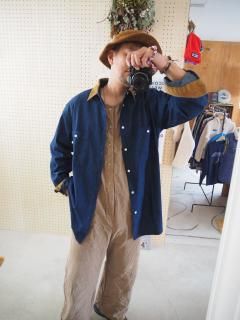 <img class='new_mark_img1' src='https://img.shop-pro.jp/img/new/icons12.gif' style='border:none;display:inline;margin:0px;padding:0px;width:auto;' />SERO DOUBLE POCKET SHIRT [DENIM&CORDUROY] 