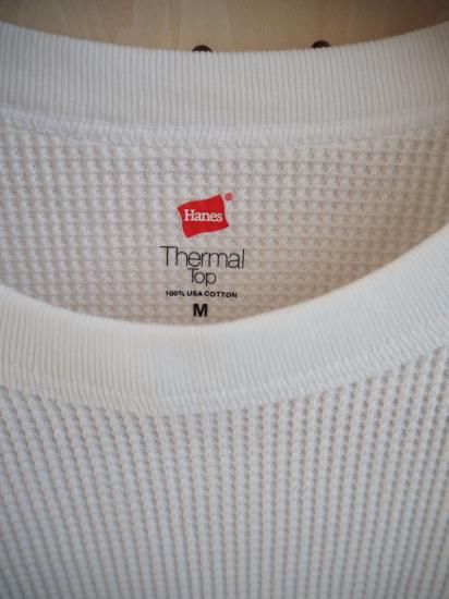  HANES (إ) THERMAL TOP롼ͥå󥰥꡼ HM4-Y203 1