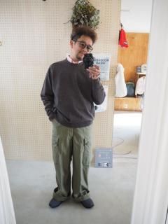 <img class='new_mark_img1' src='https://img.shop-pro.jp/img/new/icons12.gif' style='border:none;display:inline;margin:0px;padding:0px;width:auto;' />orSlow  WIDE FIT CARGO PANTS 