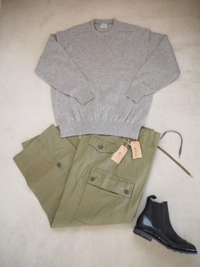  orSlow  SIMPLE CREW NECK SWEATER CRAFTED IN JAPAN 01-0050 6