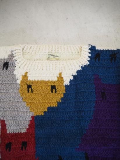  MacMahon Knitting Mills 롼ͥå˥å[CAT GATHERING-WHT] 08 0