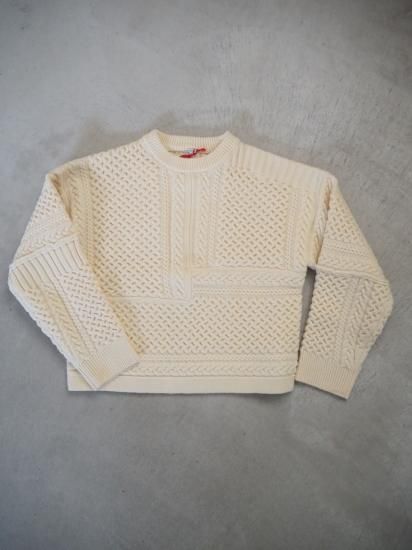  LUV OUR DAYS CABLE PATCHWORK KNIT LV-KN5314 0